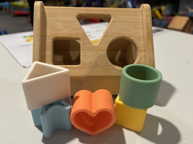 Wooden & Silicone Shape Sorter