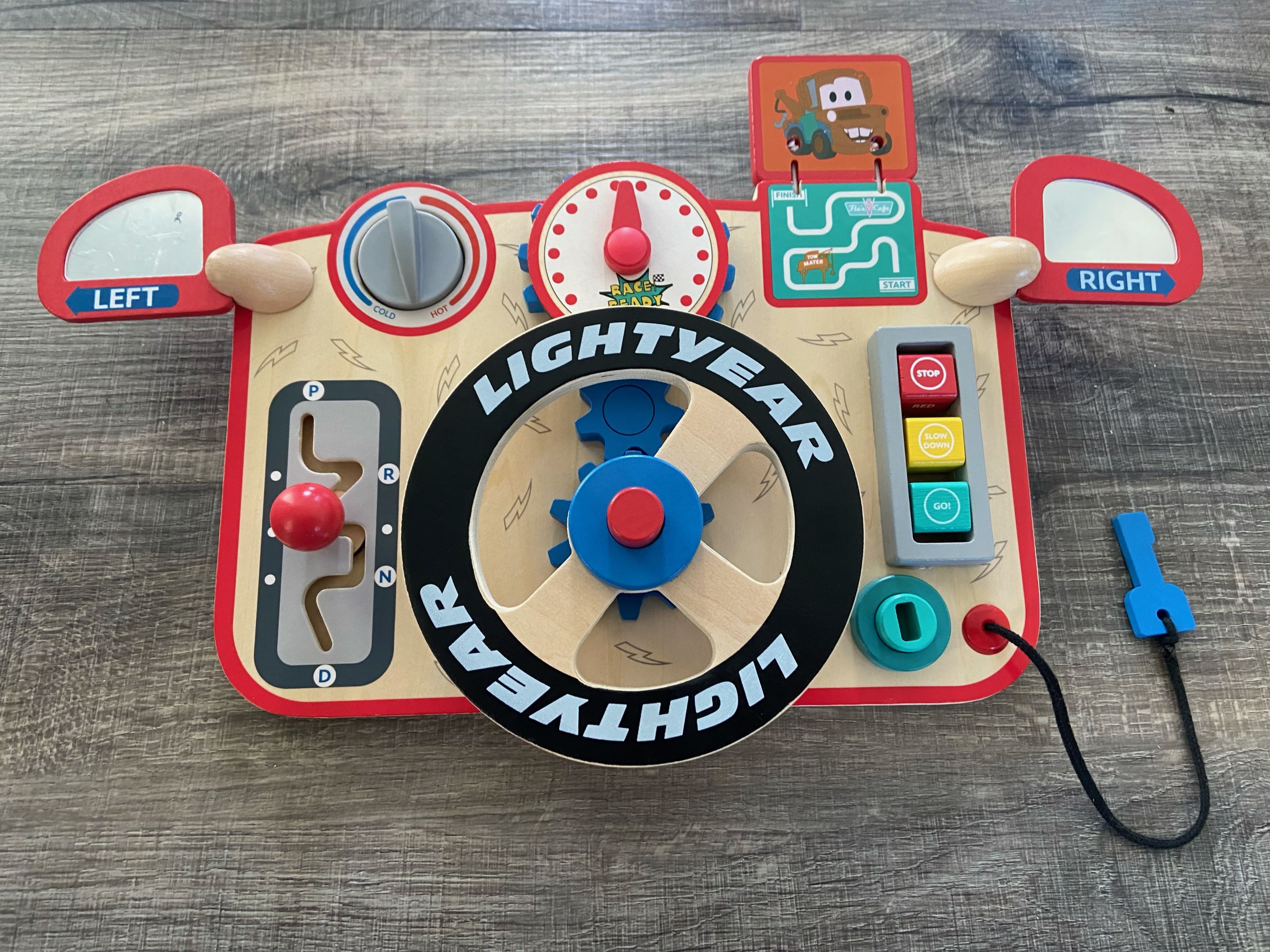 Disney Wooden Cars Driving Station