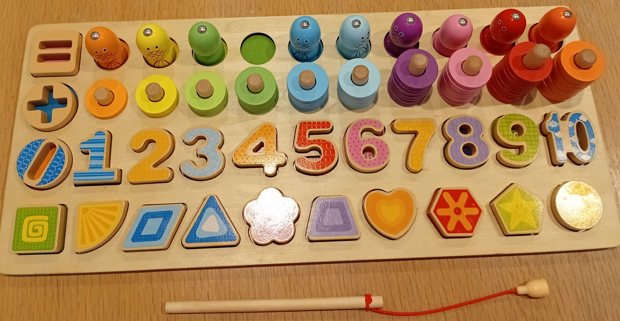 Sorting, Fishing and Puzzle Set - 89 Piece