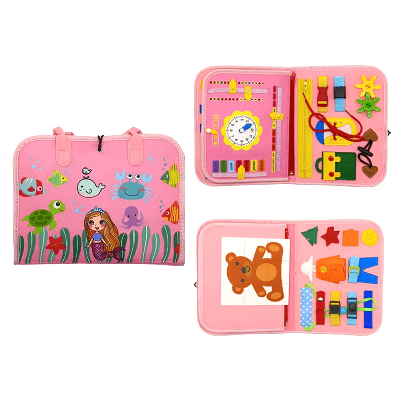 Montessori Felt Busy Board