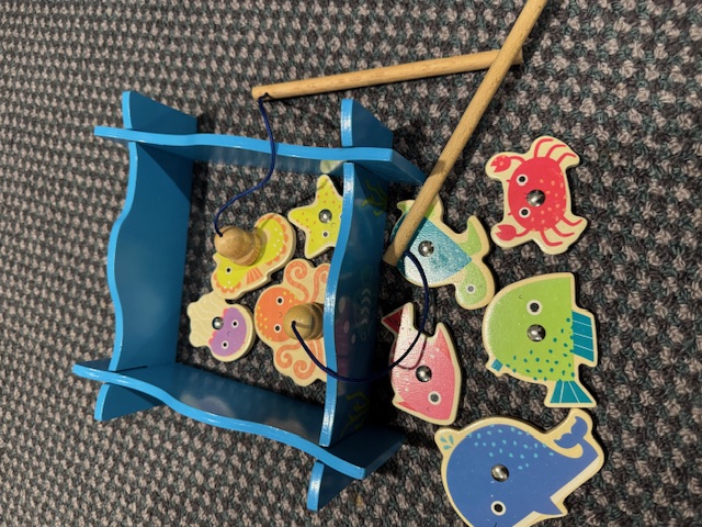 Magnetic fishing game