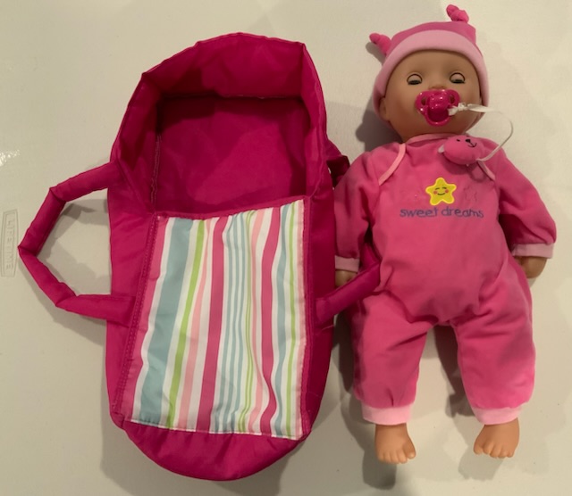 Doll and Carry Cot