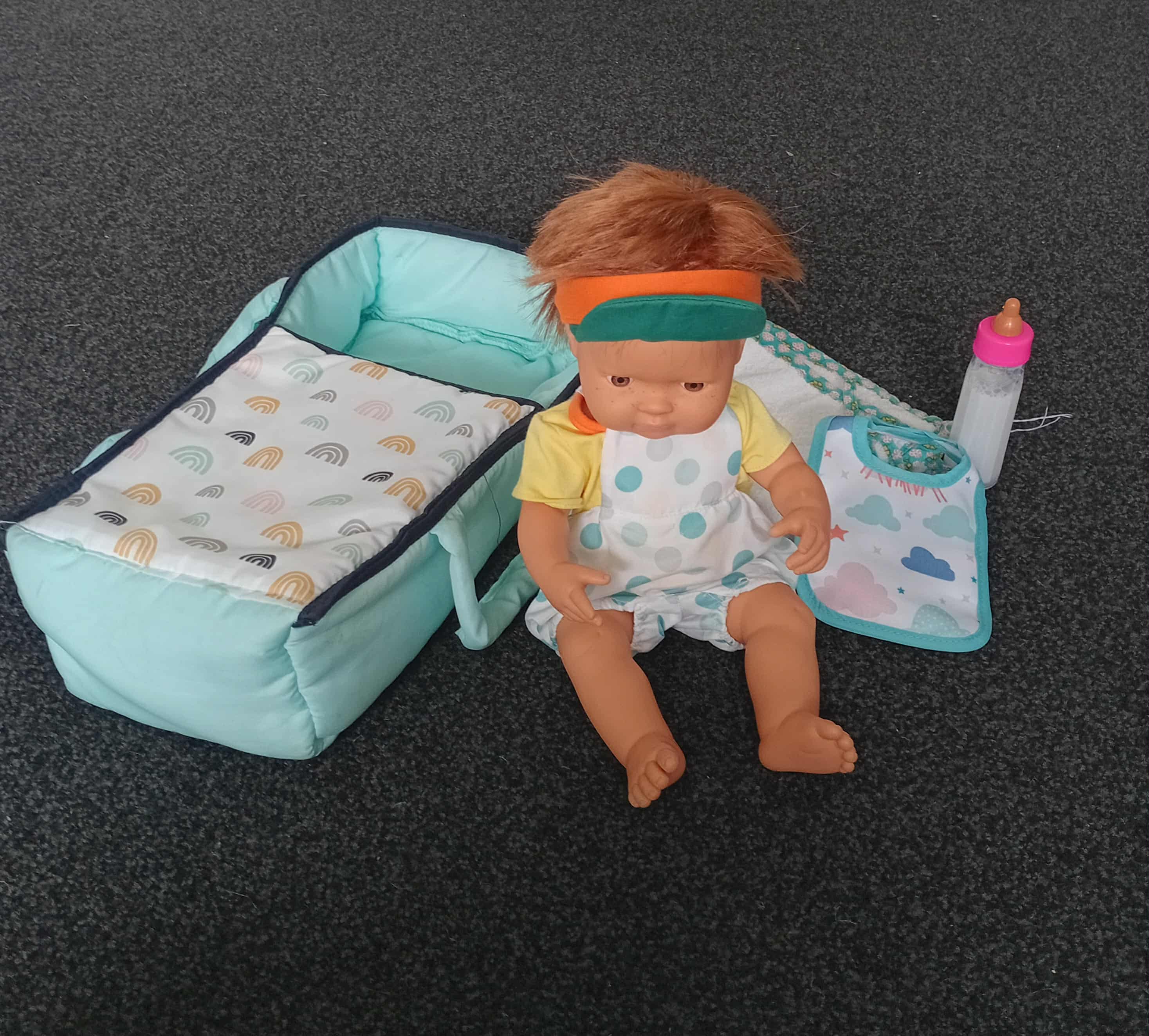 Jasper - Miniland Doll Feed and Sleep Set