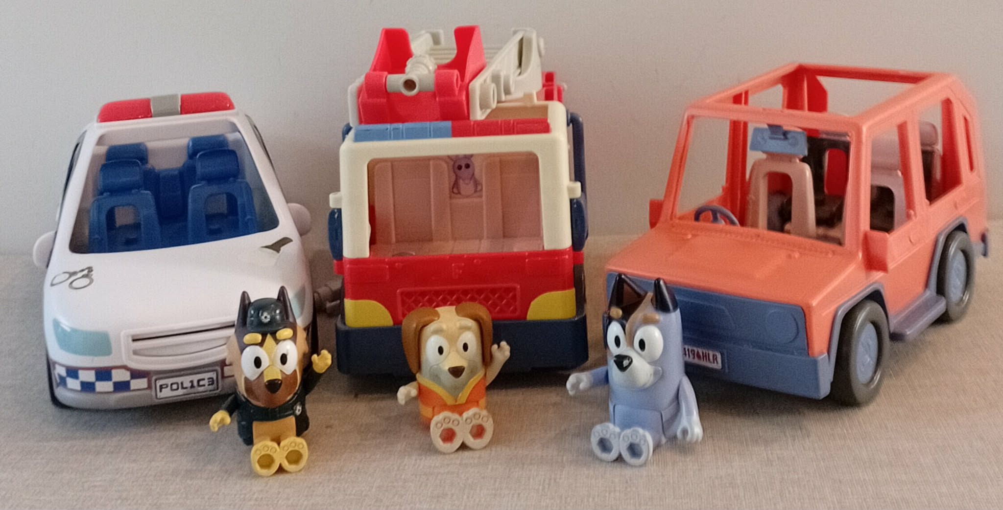 Bluey - 3 Vehicle Set