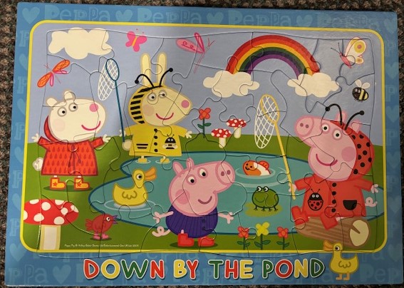 Peppa Pig Down by the Pond Frame Tray Puzzle