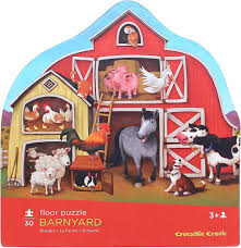 Crocodile Creek BARNYARD Puzzle - 30 Peice