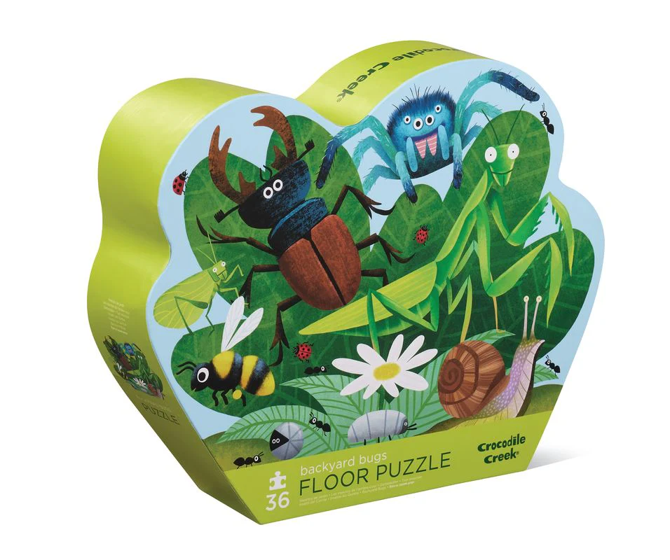Crocodile Creek BACKYARD BUGS Puzzle - 36 Piece