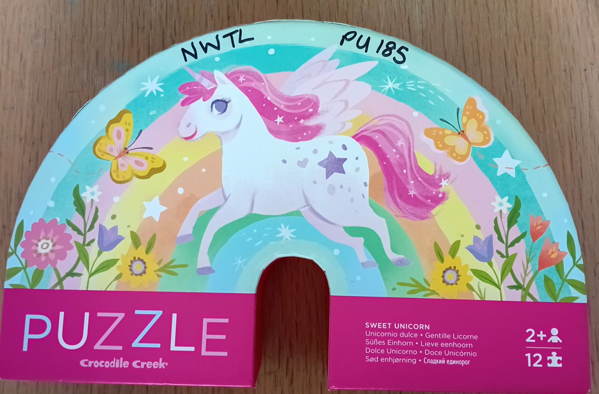 Crocodile Creek UNICORN Puzzle - 12 Piece