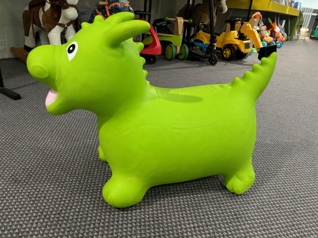 Green Bouncy Animal