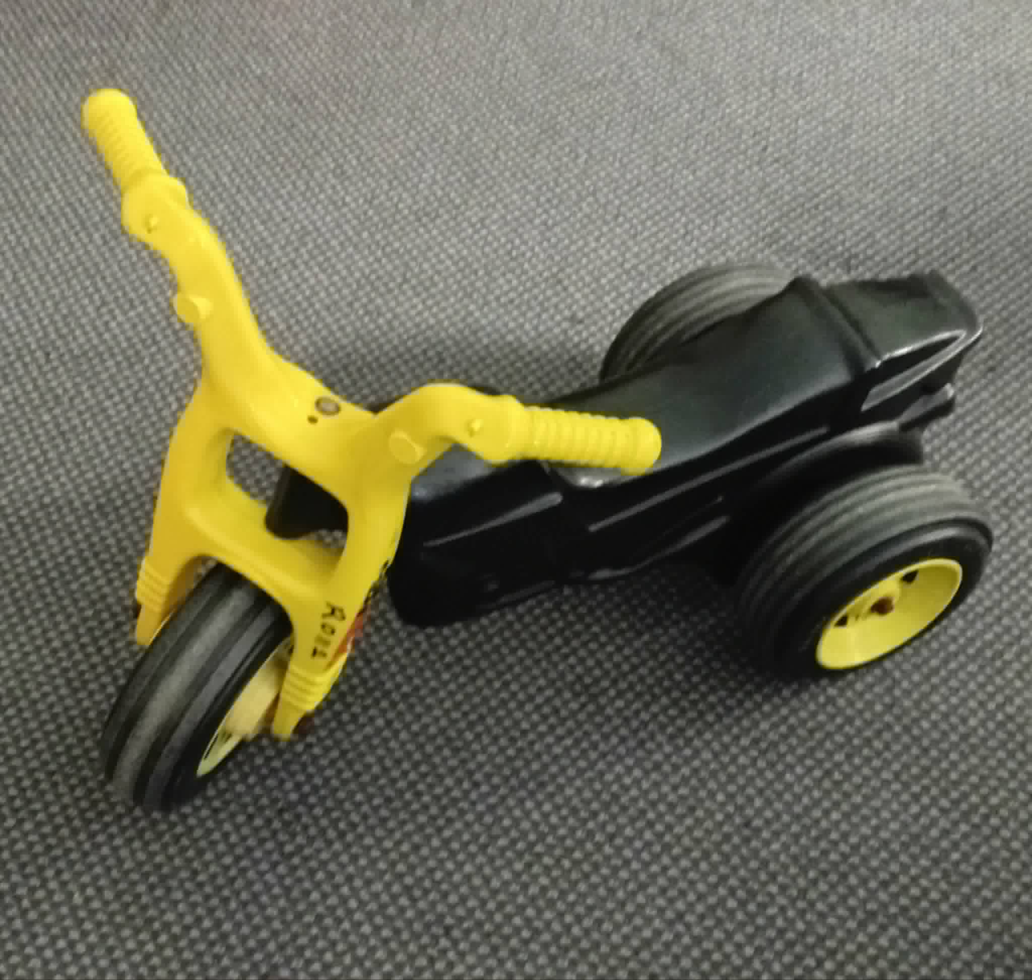 Black and Yellow Motor Bike