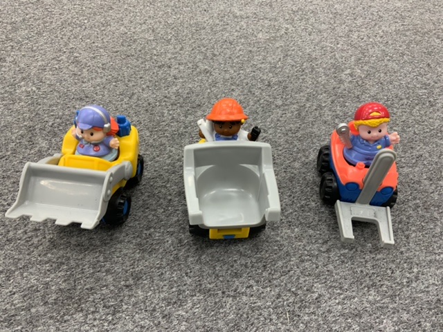 Little people construction trucks