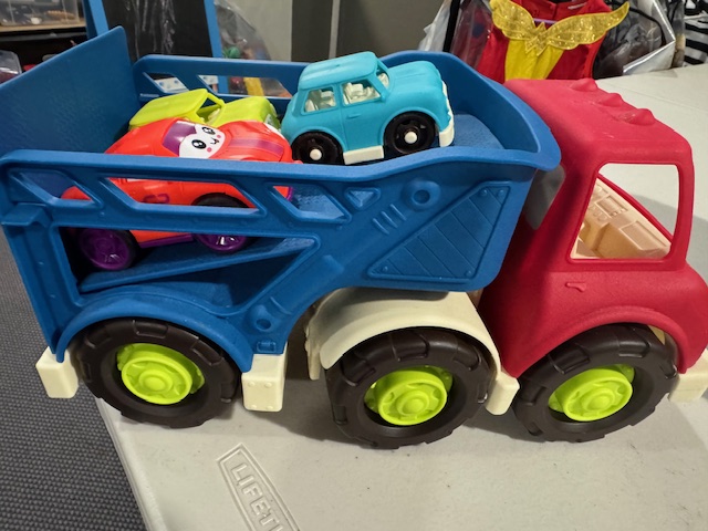 Carrier Truck with 3 x Little Cars
