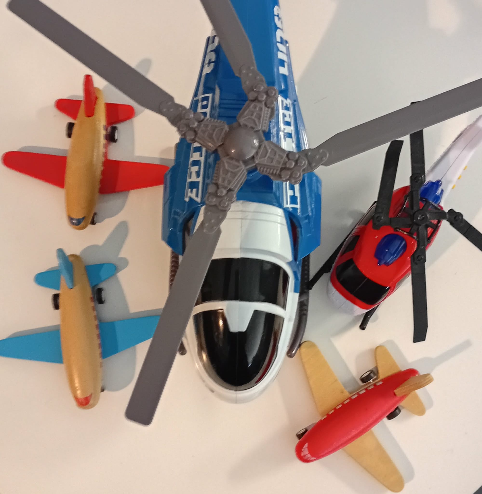 Planes and Choppers - 5 Piece Set