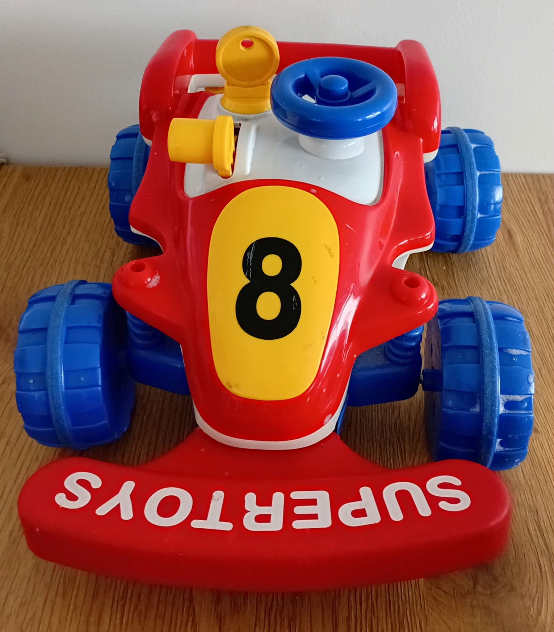 Number 8 SUPERTOYS Race Car